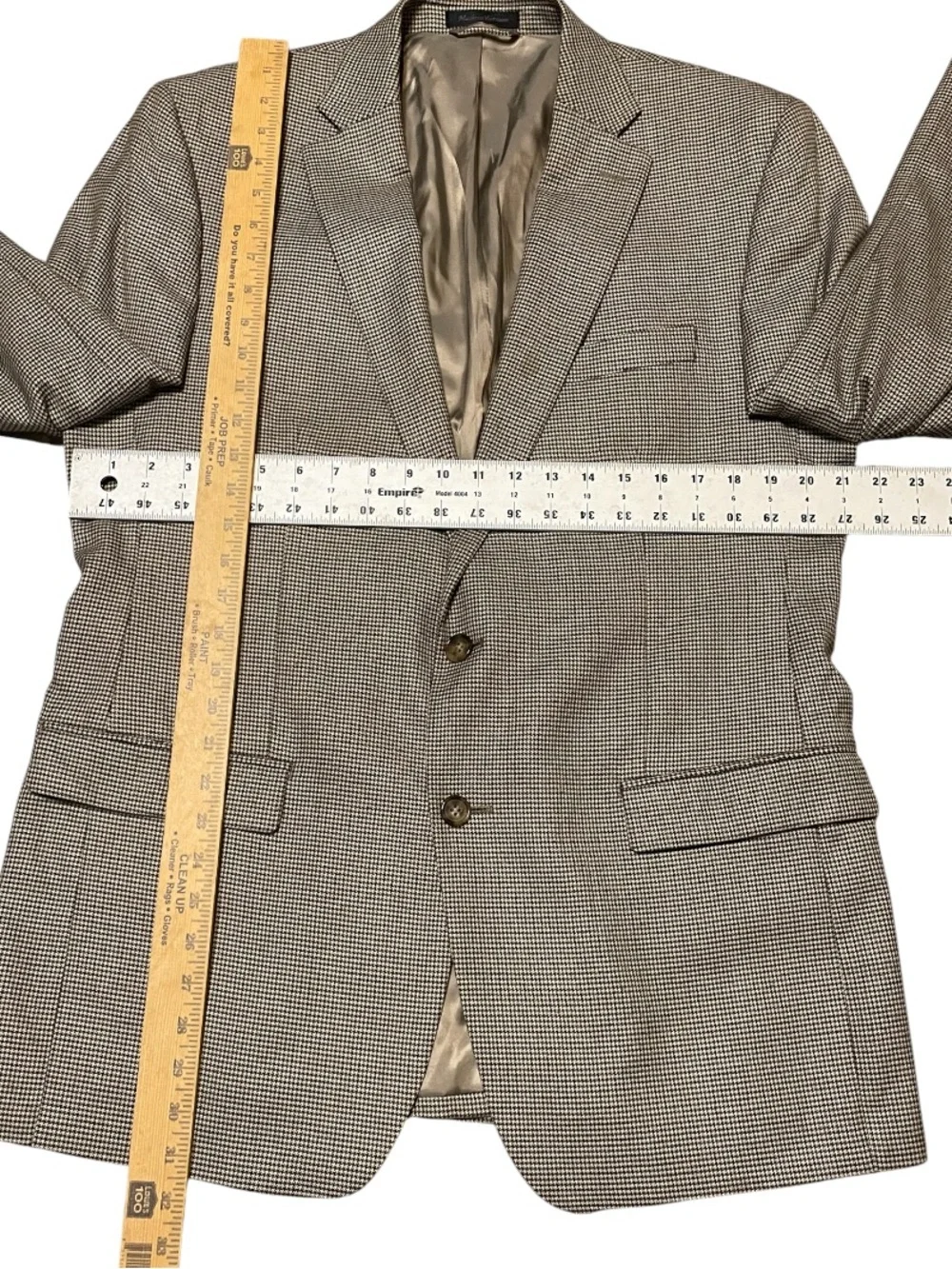 Men's Lauren Ralph Lauren 42L Houndstooth Blazer Sport Coat Suit Jacket